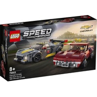 LEGO Speed Champions 76903 Chevrolet Corvette C8.R and 1968 Chevrolet Image #1