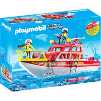 Playmobil PM70147 Пожарно-спасательная лодка Image #1