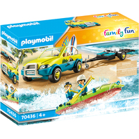 Playmobil PM70436 Пляжный автомобиль с каноэ Image #1