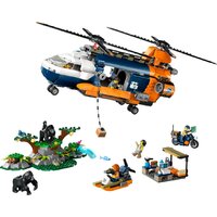 LEGO City 60437 Вертолет исследователя джунглей в базовом лагере