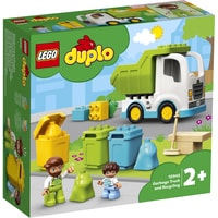 LEGO Duplo 10945 Мусоровоз и контейнеры для раздельного сбора мусор