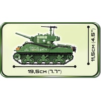 Cobi World War II 2550 Sherman M4A3E2 Jumbo Image #12