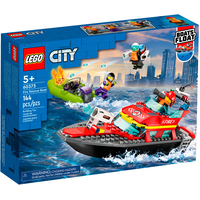 LEGO City 60373 Пожарная спасательная лодка