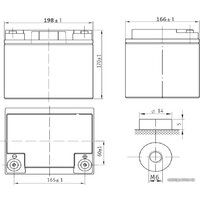 Delta HRL 12-211W (12В/45 А·ч) Image #2