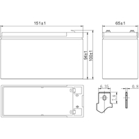 Delta HR 12-34W (12В/9 А·ч) Image #2