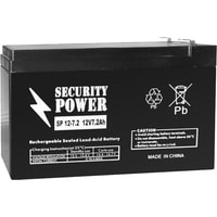 Security Power SP 12-7.2 F2 (12В/7.2 А·ч) Image #1