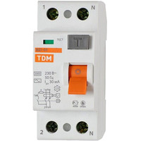 TDM Electric ВД1-63 2Р 25А 30мА SQ0203-0008