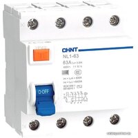 Chint NL1-63 4P 63А 30мА тип AC 6кА 200225