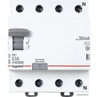 Legrand RХ3 4P 63A 30mA 10kA 4M тип АС 402064