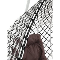 M-Group Капля Люкс / 11034605 (белый/черный ротанг/коричневая подушка) Image #10