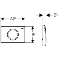 Geberit Delta 11 115.120.11.1 (белый) Image #2