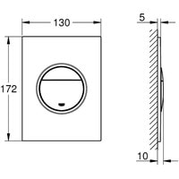 Grohe Nova Cosmopolitan S 37601A00 (темный графит матовый) Image #2