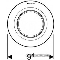 Geberit HyTouchType 01 116.041.21.1 (хром глянцевый) Image #2