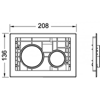 Tece Клавиша модульной системы Loop 9240669 (нержавеющая сталь/сатин) Image #2