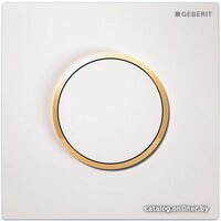 Geberit Sigma 10 HyTouch 116.015.KK.1 (белый/золотистый) Image #1