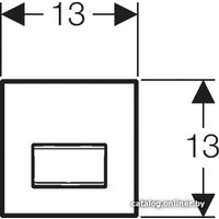 Geberit Sigma 50 116.016.11.5 (белый) Image #3