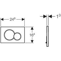 Geberit Sigma 01 115.770.DT.5 (латунь) Image #2