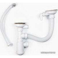 Санпласт Grand 3 1/2" с круглым переливом двойной Image #1