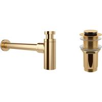 Wellsee Drainage System 182106002 (сифон, донный клапан, золото) Image #1