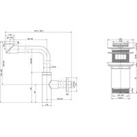 Wellsee Drainage System 182124001 (сифон, донный клапан, хром) Image #6