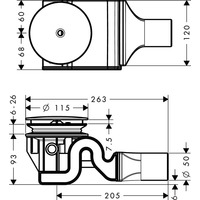 Hansgrohe Raindrain XXL 60067000 Image #2