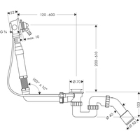 Hansgrohe Exafill 58126180 Image #2