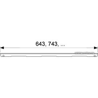 Tece Drainline Quadratum 600851 (матовая) Image #3