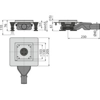 Alcaplast APV110 (без решетки) Image #2