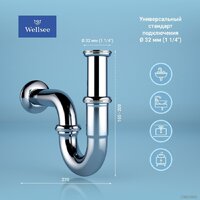 Wellsee Drainage System 182102000 (хром) Image #2