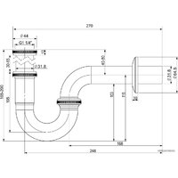 Wellsee Drainage System 182102000 (хром) Image #6