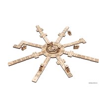 Eco-Wood-Art Геймсет домино Мексиканский поезд Image #1