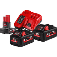 Milwaukee M18 M18HNRG-802 4933471073 (2 x 18В/8 Ач + 12В/4 Ач + 12-18В)