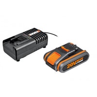 Worx WA3880+WA3551.1 (20В/2.0 Ah + 14.4-20В)