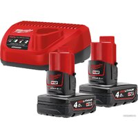 Milwaukee M12 M12NRG-402 4933459211 (2 x 12В/4 Ач + 12В) Image #1