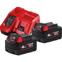 Milwaukee M18 M18NRG-402 4933459215 (2 x 18В/4 Ач + 12-18В)