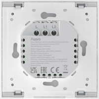 Aqara Smart Wall Switch H1 двухклавишный без нейтрали (серый) Image #3