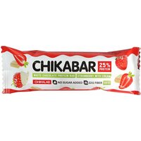 Chikalab Клубника со сливками глазированный белым шоколадом (60 г)