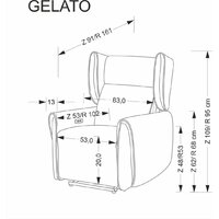 Halmar Gelato (бежевый) Image #2