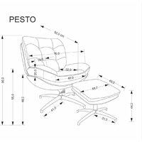 Halmar Pesto (серый) Image #2