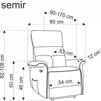 Halmar Semir 2 (черный) Image #2