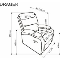 Halmar Drager (черный) Image #2