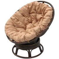Garden Story Папасан Roker D100 вращающееся / CV-18C (бежевый/коньячный) Image #1