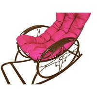 M-Group Овал Люкс / 11680208 (коричневый/розовая подушка) Image #4