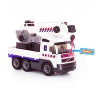 Полесье Volvo автомобиль-кран с поворотной платформой полицейский 77318 Image #6