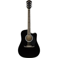 Fender FA-125CE Dreadnought Black Image #1