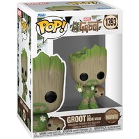Funko POP! Bobble Marvel We Are Groot Groot as Iron Man (1393) 79516 Image #2