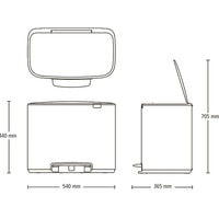 Brabantia Bo Pedal Bin 36 л (белый) Image #11