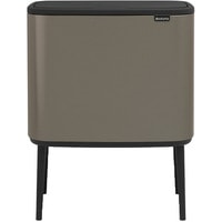 Brabantia Bo Touch Bin 11+23 л (платиновый) Image #1