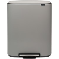 Brabantia Bo Pedal Bin 60 л (минерально-серый)