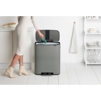 Brabantia Bo Pedal Bin 60 л (минерально-серый) Image #9